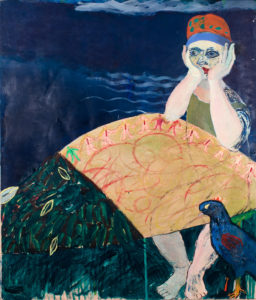 Christine Krämer · Ophelia · 1986 · 120 x 140 cm · oil on canvas Christine Krämer · Ophelia · 1986 · 120 x 140 cm · oil on canvas