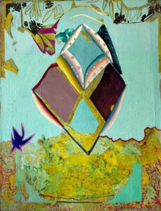 Christine Krämer (Landscapes) · Eastbound · 2024 · 170 x 130 cm · oil, spray, and acrylic on canvas