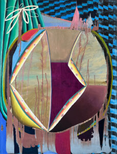 Christine Krämer (Landscapes) · Untitled · 2025 · 170 x 130 cm · oil, acrylic, and spray on canvas