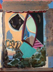 Christine Krämer (Landscapes) · The Dark Side of the Moon · 2025 · 160 x 120 cm · oil on canvas