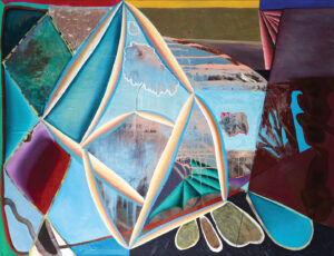 Christine Krämer (Landscapes) · Dawn · 2024 · 130 x 170 cm · oil, spray, and acrylic on canvas