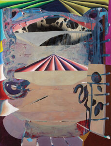 Christine Krämer (Landscapes) · Desert · 2025 · 170 x 130 cm · oil and acrylic on canvas