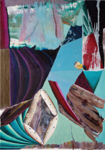 Christine Krämer (Landscapes) · Scratches · 2025 · 120 x 85 cm · oil on canvas