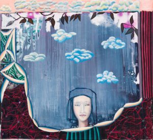 Christine Krämer · Astronaut 15 · 2020 · 100 x 100 cm · oil on canvas Christine Krämer · Astronaut 15 · 2020 · 100 x 100 · oil on canvas