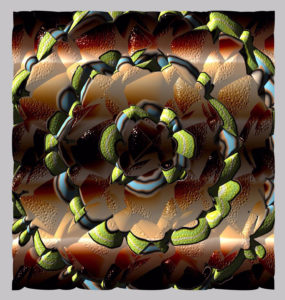 Christine Krämer · GREEN RING · 2007 · digital painting Christine Krämer · GREEN RING · 2007 · digital painting