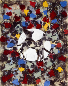 Christine Krämer · Untitled · 1991 · 140 x 180 cm · oil, acrylic, dispersion, spray on canvas Christine Krämer · Untitled · 1991 · 140 x 180 cm · oil, acrylic, dispersion, spray on canvas