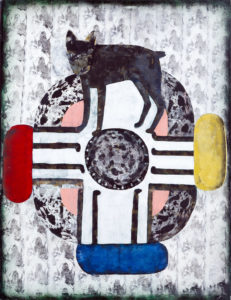 Christine Krämer · Untitled · 1991 · 140 x 180 cm · oil, acrylic, dispersion, spray on canvas Christine Krämer · Untitled · 1991 · 140 x 180 cm · oil, acrylic, dispersion, spray on canvas