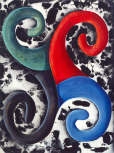 Christine Krämer · Untitled · 1994 · 120 x 160 cm · oil, acrylic, dispersion, spray on canvas Christine Krämer · Untitled · 1994 · 120 x 160 cm · oil, acrylic, dispersion, spray on canvas